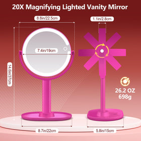 MIYADIVA Makeup Mirror packaging and contents