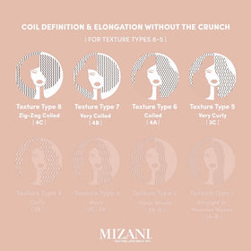 Mizani True Textures Coil Stretch Cream on a countertop