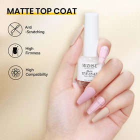 MIZHSE Quick Dry Base and Top Coat Set packaging details