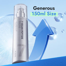 MIZON 7 Vegan Peptide support Serum application on skin