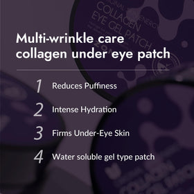 MIZON Marine Collagen Eye Gel Patch in use