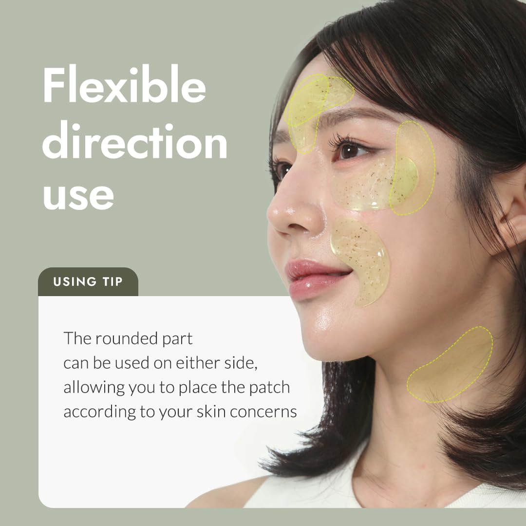 MIZON Phyto Plump Collagen Eye Gel Patch in use during skincare routine