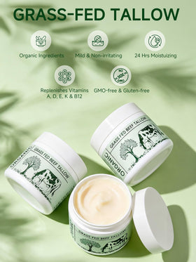 mkzea Beef Tallow Moisturiser 200g packaging