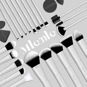 Mlemle makeup brushes set with various brush types