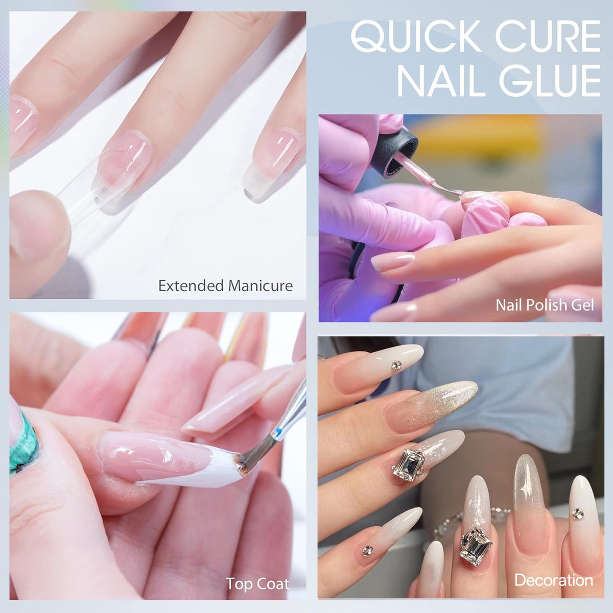 mlogiroa Handheld UV Nail Lamp in use for nail curing