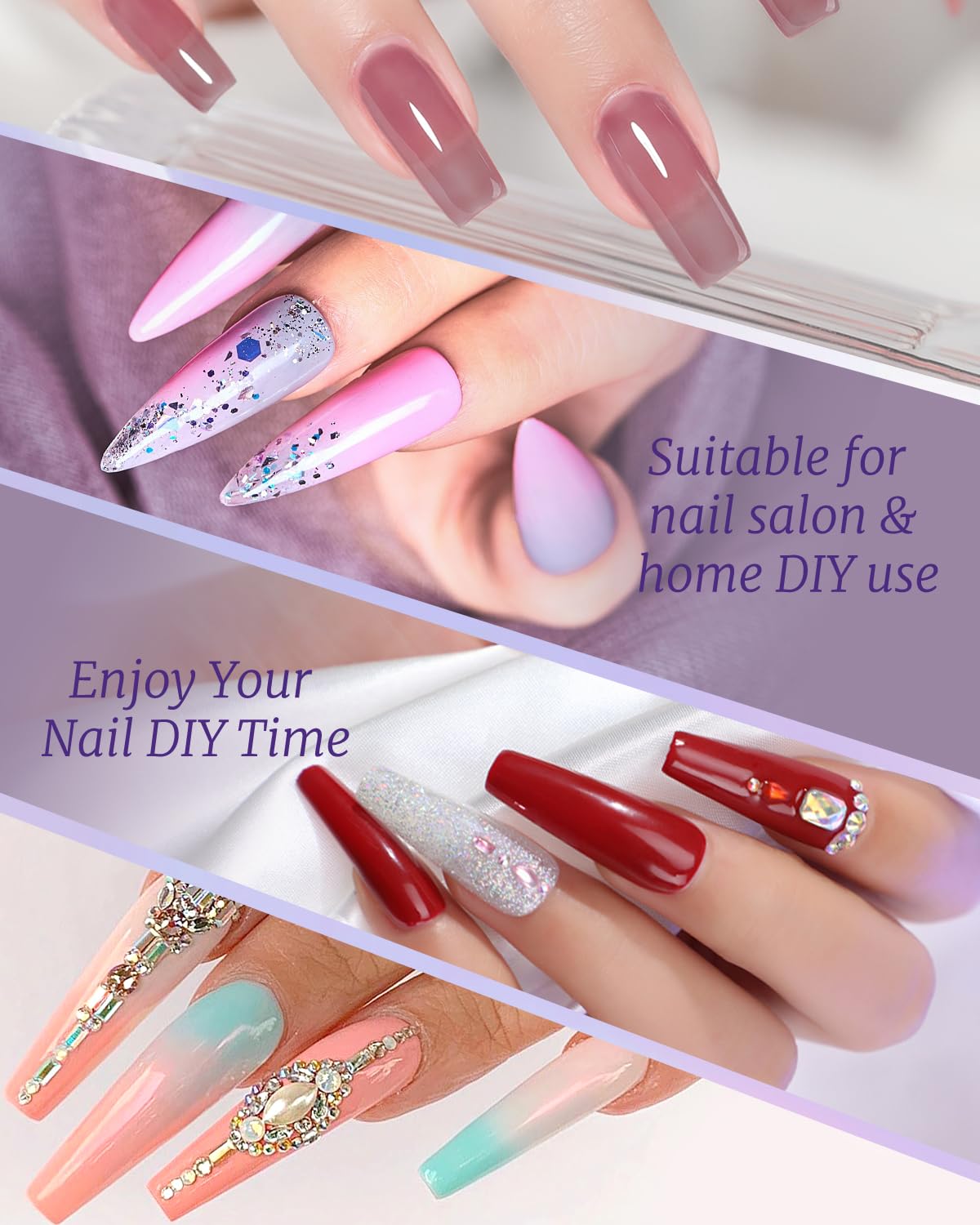 mlogiroa Mini UV Light for Nails with nail polish