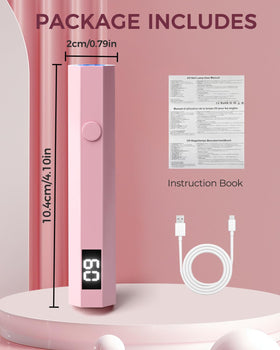 mlogiroa UV nail light demonstrating fast drying feature