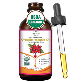 MMPANG Organic Rosehip Seed Oil 82g brown glass bottle front view