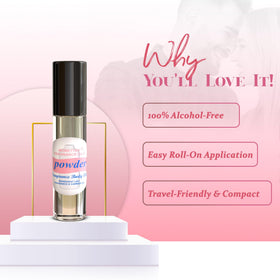 MOBETTER FRAGRANCE OILS Powder Fresh Scent Body Oil side view
