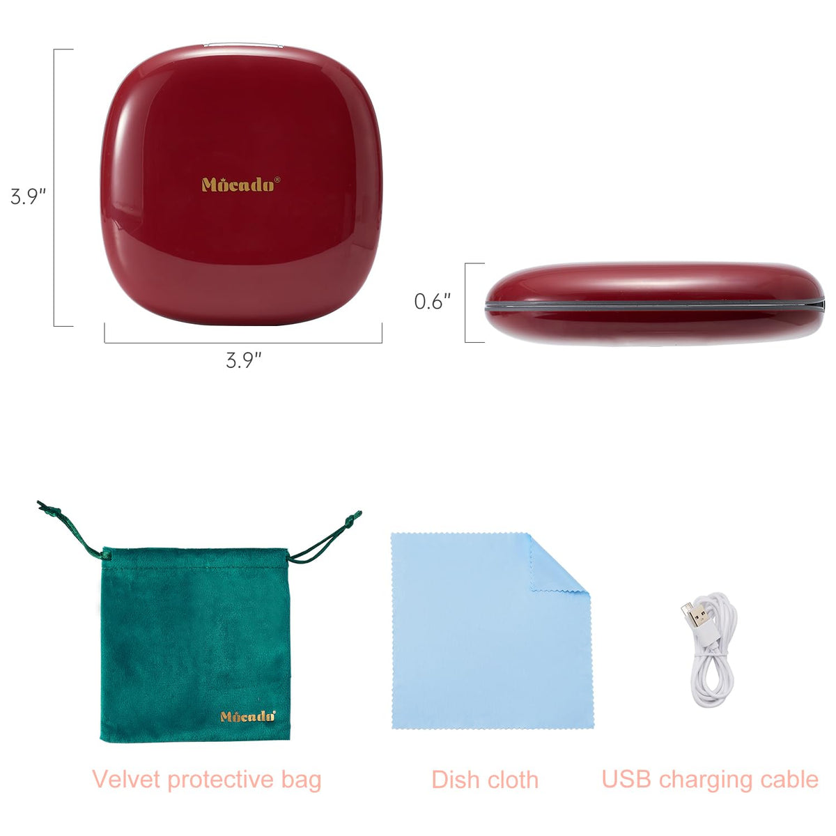 Mocado Compact Mirror in a handbag for travel