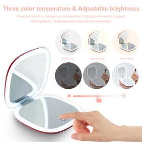 Mocado Compact Mirror side view with touch button