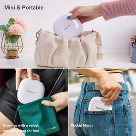 Mocado Compact Mirror with USB charging cable