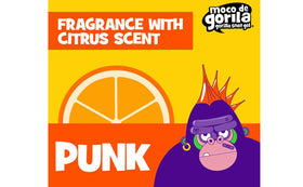 Moco de Gorila Punk Hair Gel yellow bottle side view