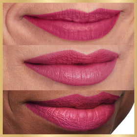 Model applying L'Oreal Paris Age Perfect Lipstick on lips