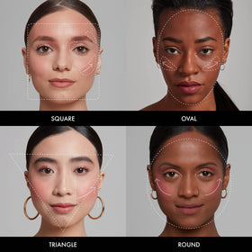 Model applying NYX Sweet Cheeks Soft Cheek Tint Cream Blush