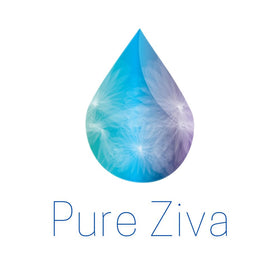 Model applying Pure Ziva Royal Blue Eyeshadow
