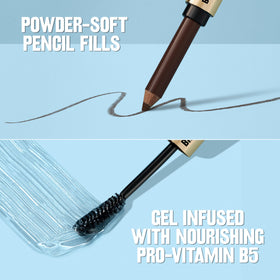 Model applying REVLON ColorStay Brow Fantasy Pencil & Gel