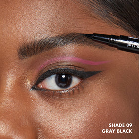 Model using NYX Lift & Snatch Eyebrow Tint Pen
