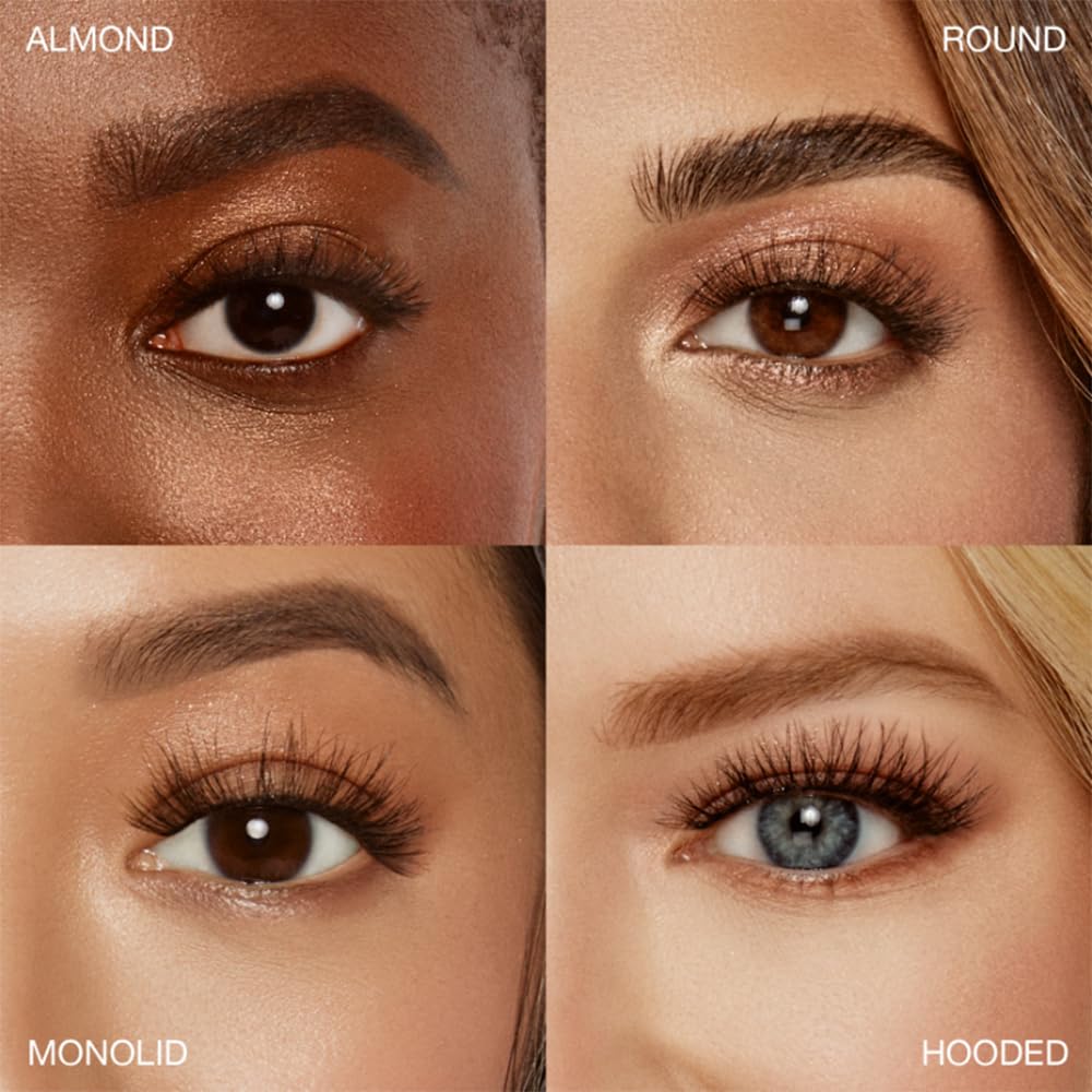 Model wearing Ardell Naked Lashes 421 for natural look