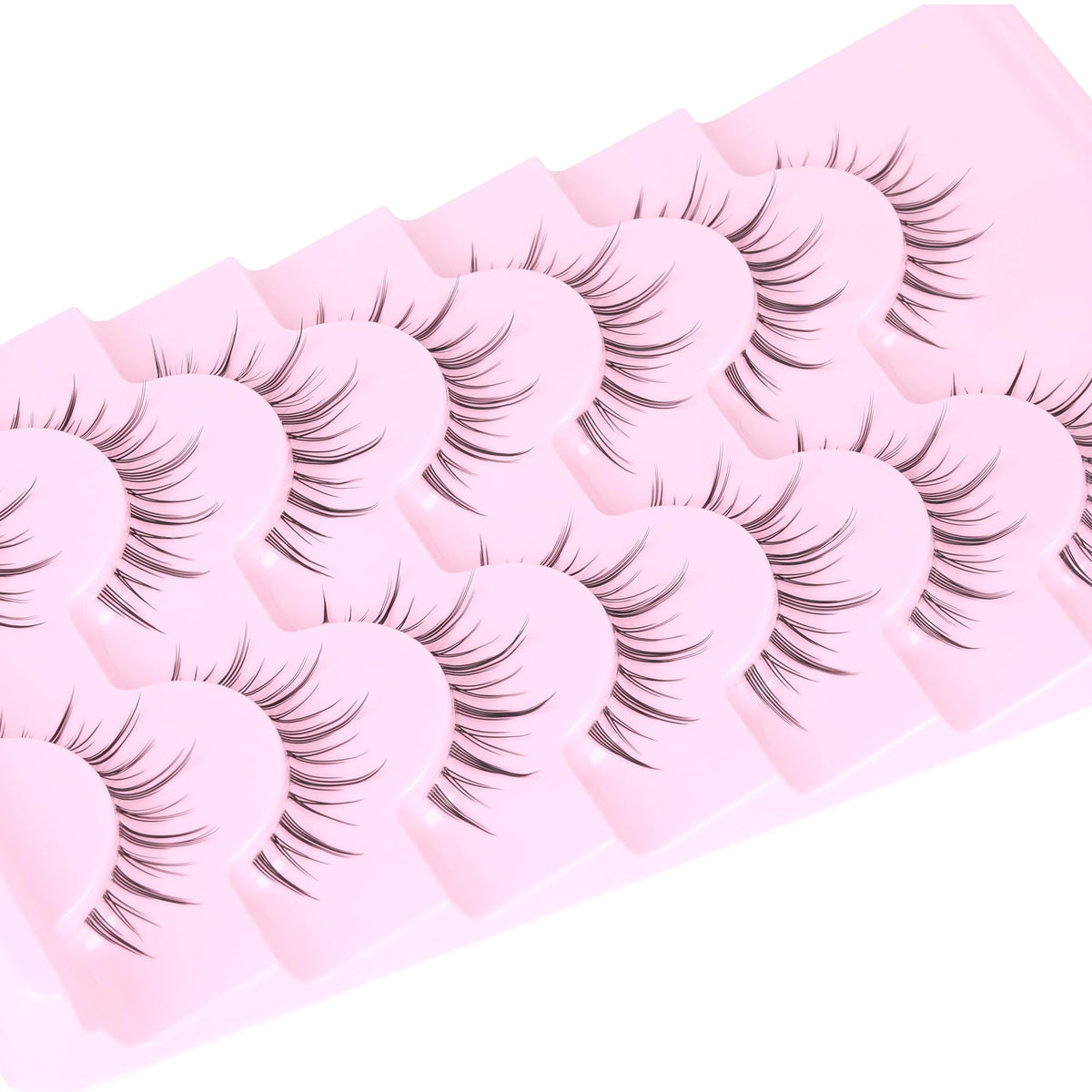 Model wearing EYDEVRO Manga Lashes for a natural look