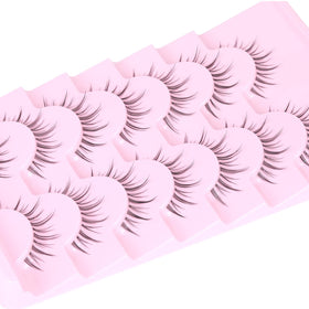 Model wearing EYDEVRO Manga Lashes for a natural look