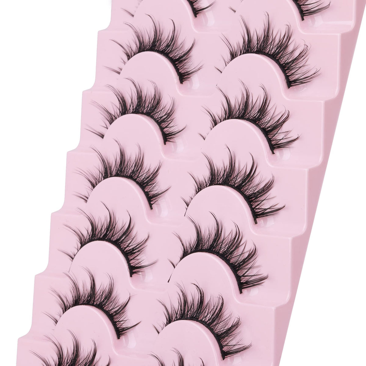 Model wearing EYDEVRO Manga Lashes for a natural look