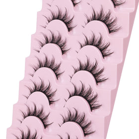 Model wearing EYDEVRO Manga Lashes for a natural look
