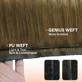 Model wearing Full Shine Butterfly Weft Hair Extensions