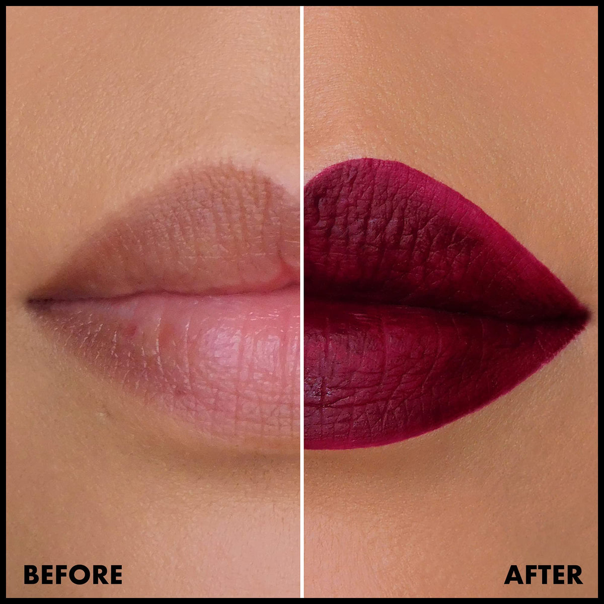 Model wearing NYX Lip Lingerie XXL Matte Liquid Lipstick