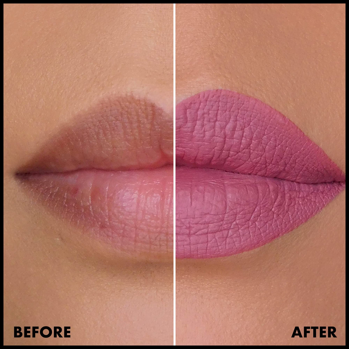 Model wearing NYX Lip Lingerie XXL Matte Liquid Lipstick Flaunt It