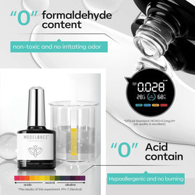 modelones 10ml gel top coat bottle close-up