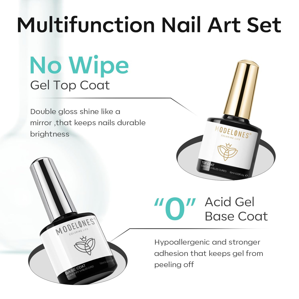 modelones 10ml nail primer bottle close-up