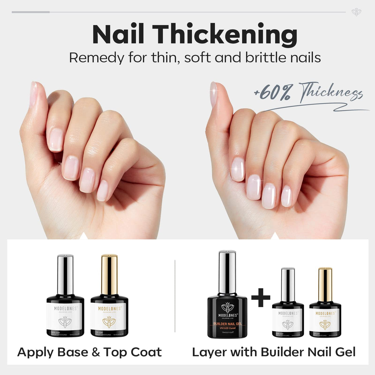 modelones 15 ml Shiny Top Coat bottle