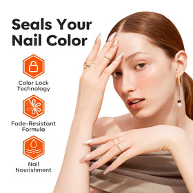 modelones 3-in-1 Nail Top & Base Coat in lifestyle setting