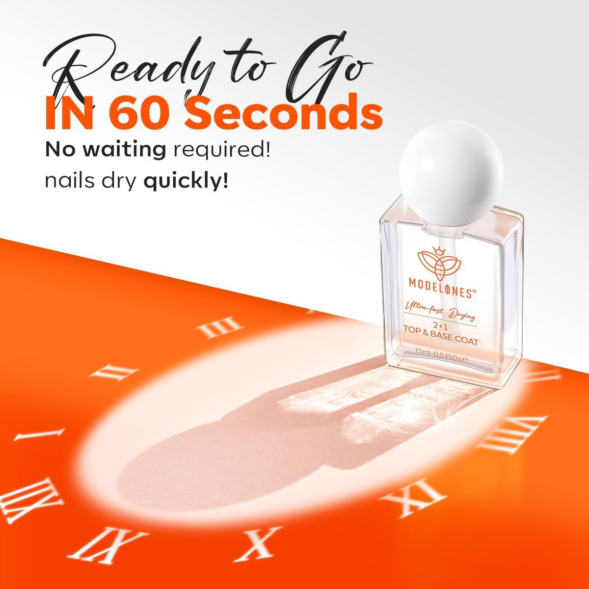 modelones 3-in-1 Nail Top & Base Coat packaging