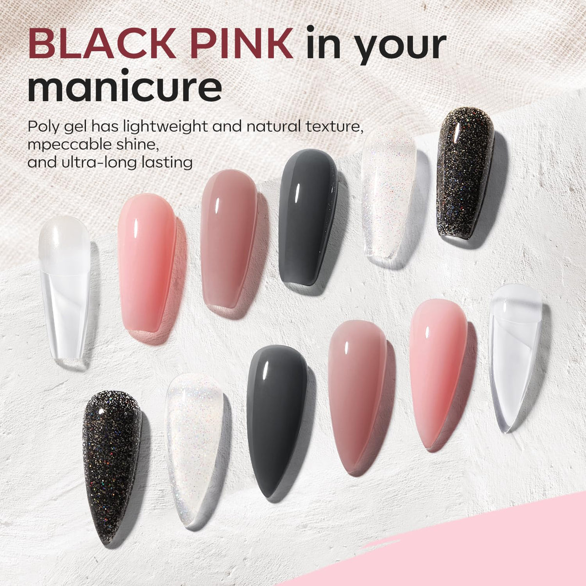 modelones 8W Nail Lamp for curing poly gel