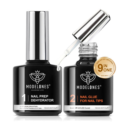 modelones 9-in-One Nail Gel Glue & Prep Dehydrator Set front view