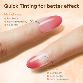 modelones Blooming Gel Polish 15ml in use on nails