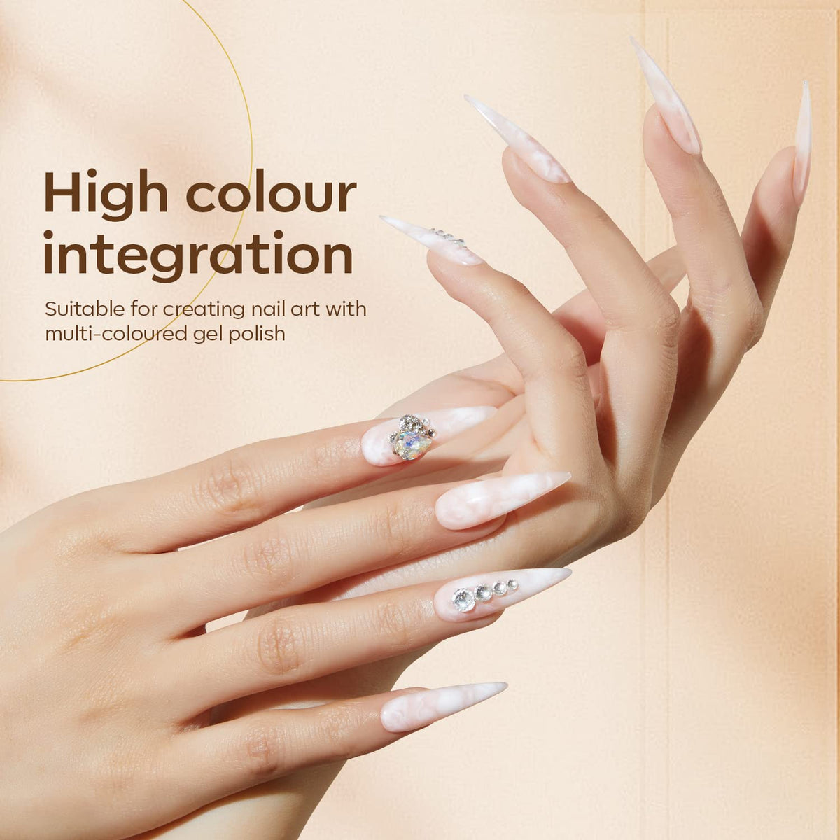 modelones Blooming Gel Polish 15ml with nail art tools