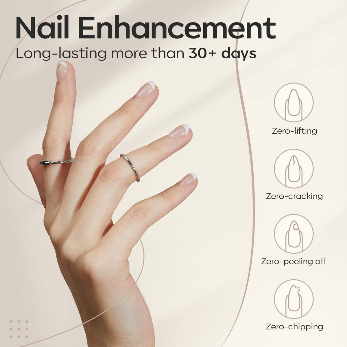 modelones Builder Nail Gel 7-in-One Clear texture close-up