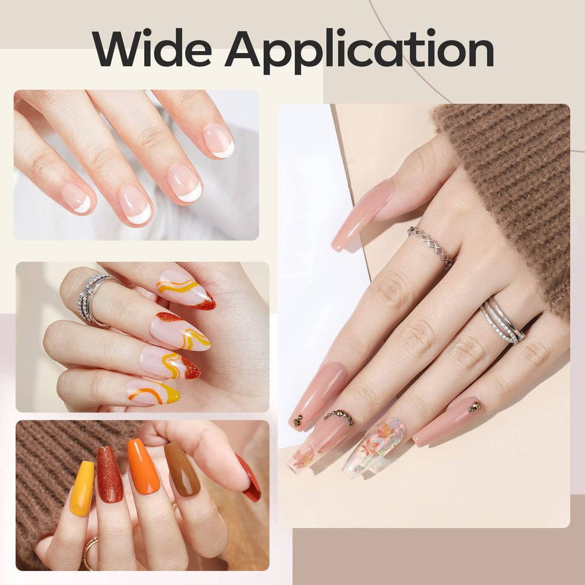 modelones Builder Nail Gel 7-in-One Clear under UV lamp