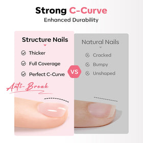 modelones Builder Nail Gel application on nails