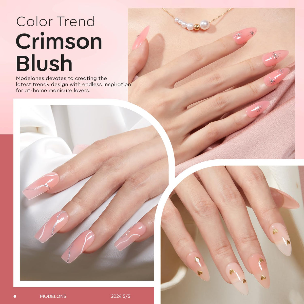 modelones Builder Nail Set application tools and gel polish