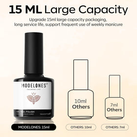 modelones Cat Eye Gel Nail Polish 15ML close-up of brush