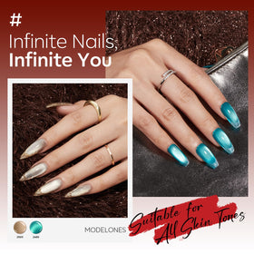 modelones Cat Eye Gel Nail Polish 28 vibrant colours display