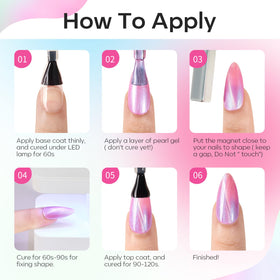 modelones Cat Eye Gel Nail Polish easy application brush