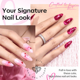 modelones Cat Eye Gel Nail Polish in nude shade
