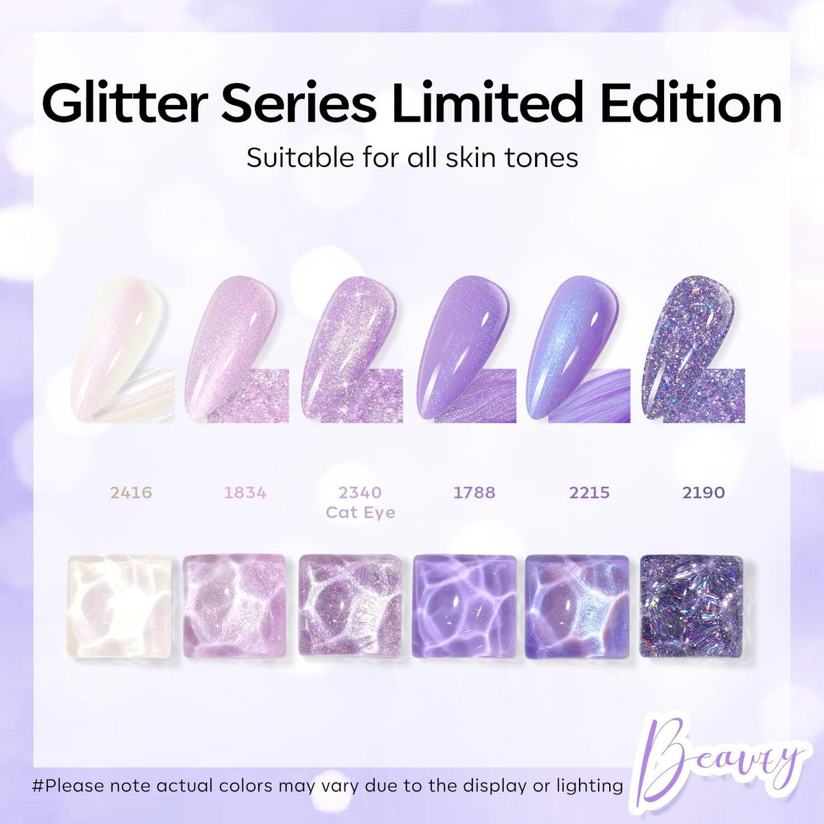 modelones Cat Eye Gel Nail Polish in purple shade