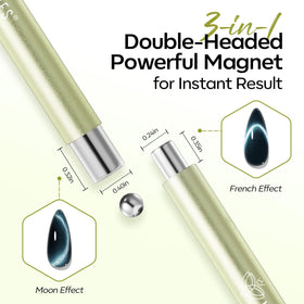 modelones Cat Eye Gel Polish Magnet Set usage instructions