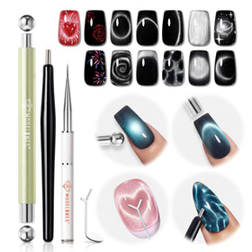 modelones Cat Eye Gel Polish Magnet Set with 6 tools